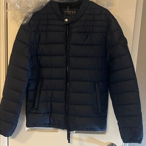 GUESS Men's Navy Puffer Jacket